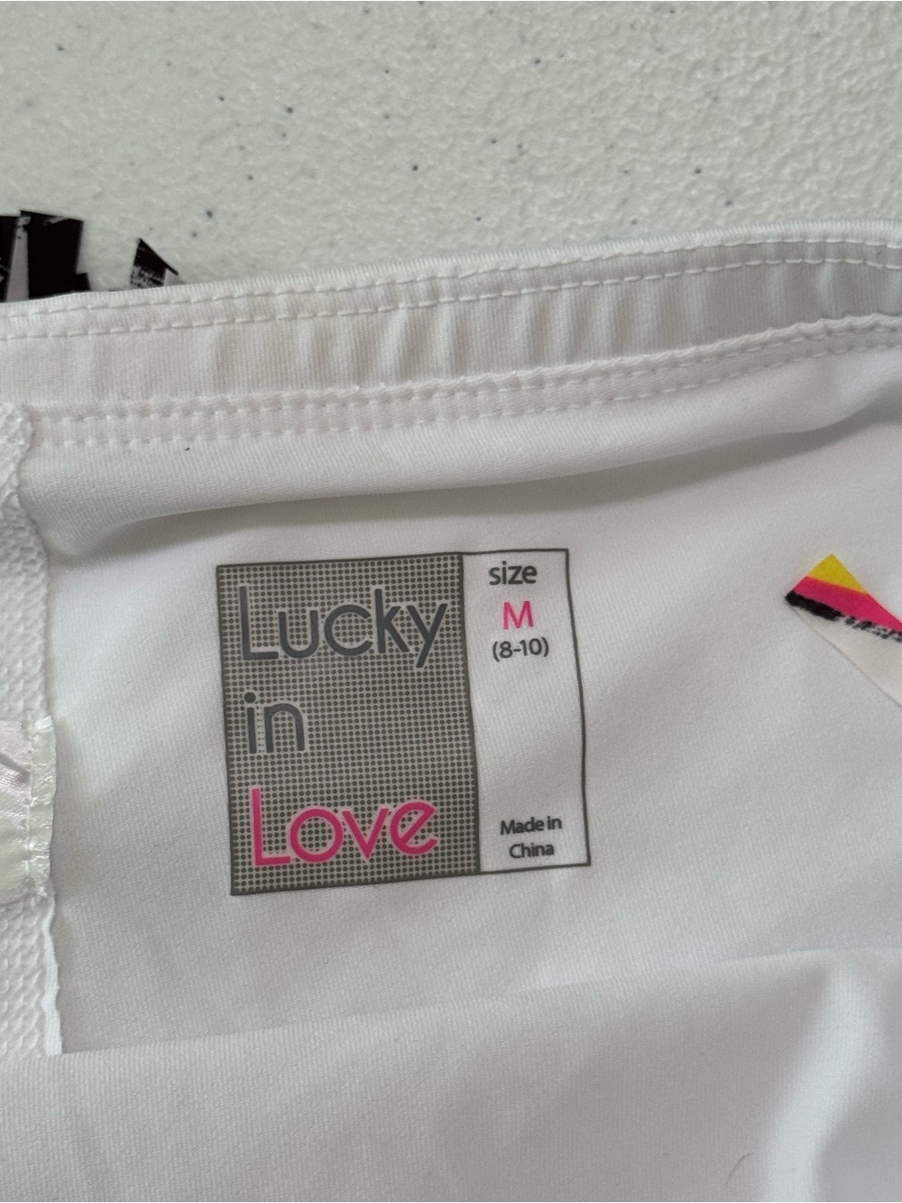 Lucky In Love Fringe Tennis Skirt NWT - Picture 5 of 11